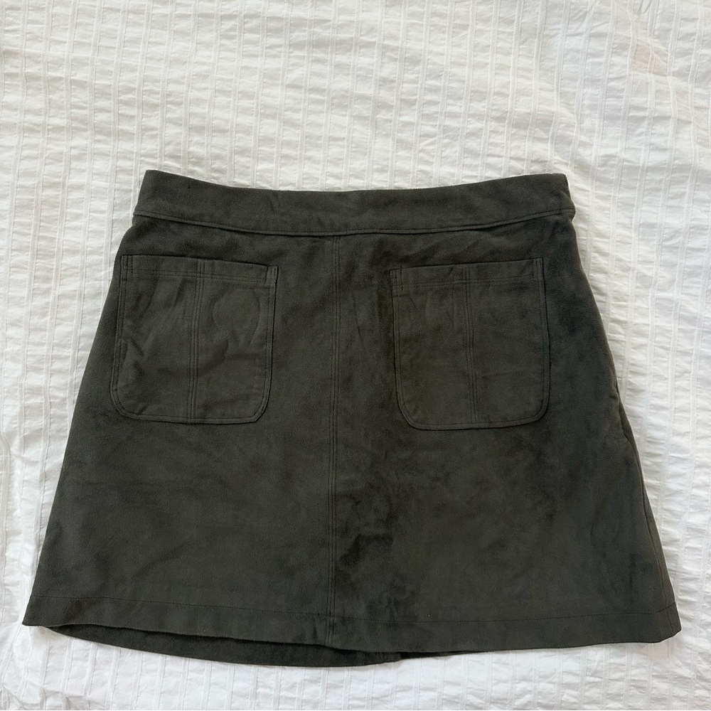 Abercrombie suede skirt